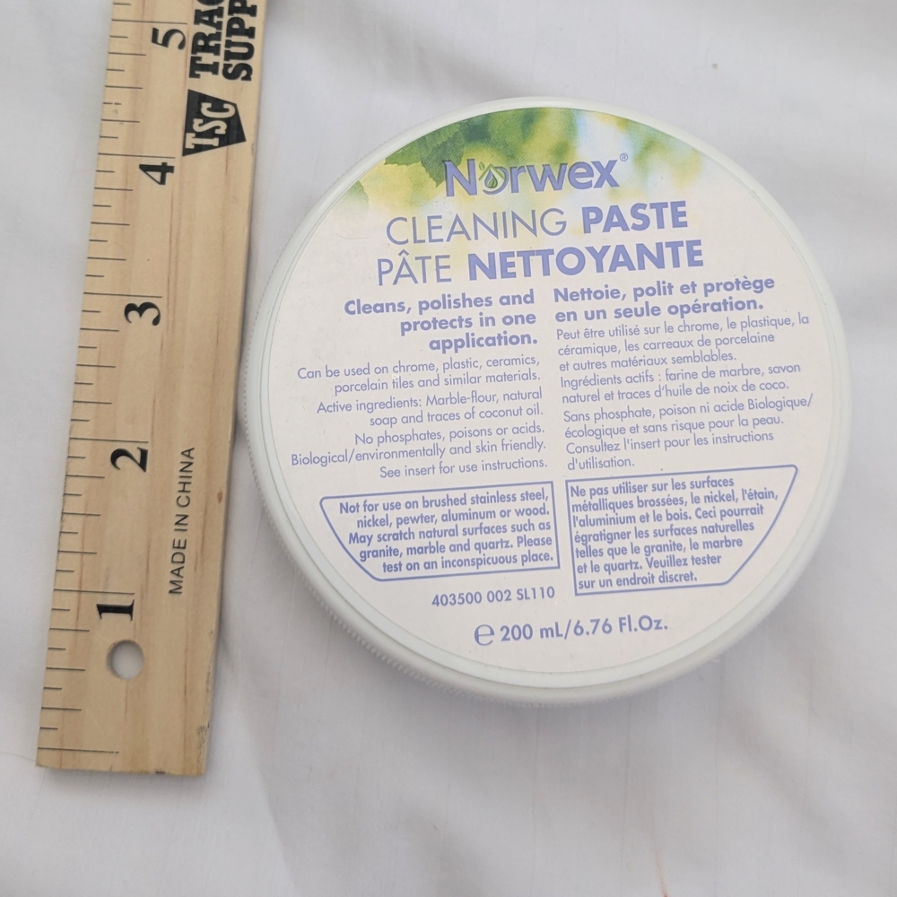 Norwex Cleaning Paste - White and Green "NOT INCLUDED IN BUNDLE SALE"